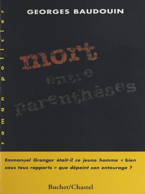 cover image of Mort entre parenthèses